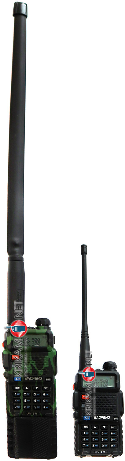  Увеличенная антенна и аккумулятор для рации Baofeng UV-5R 