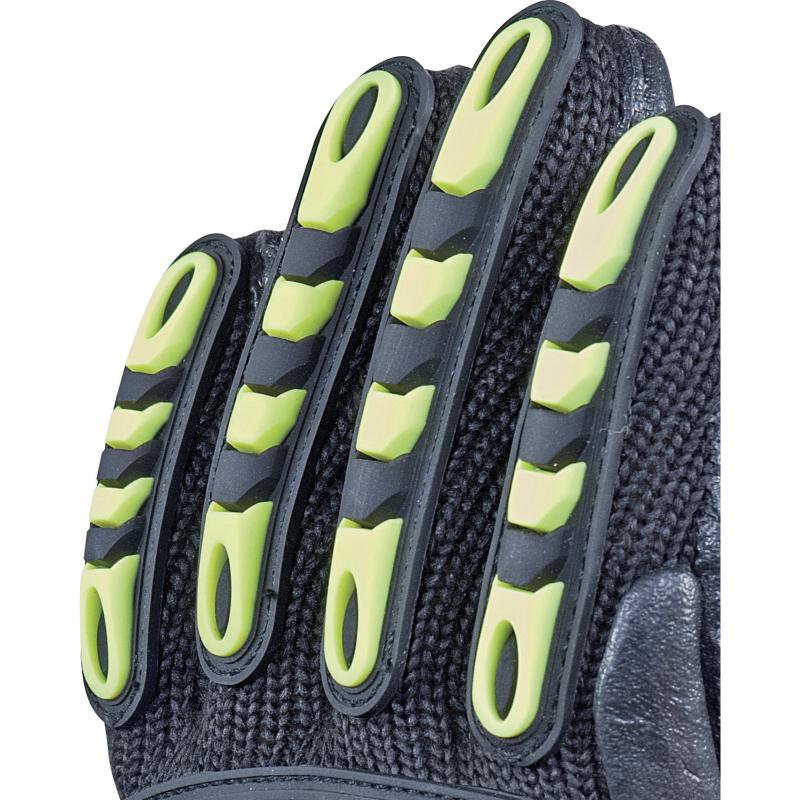 Антивибрационные трикотажные бесшовные перчатки NYSOS VV904 DeltaPlus. Фото N5