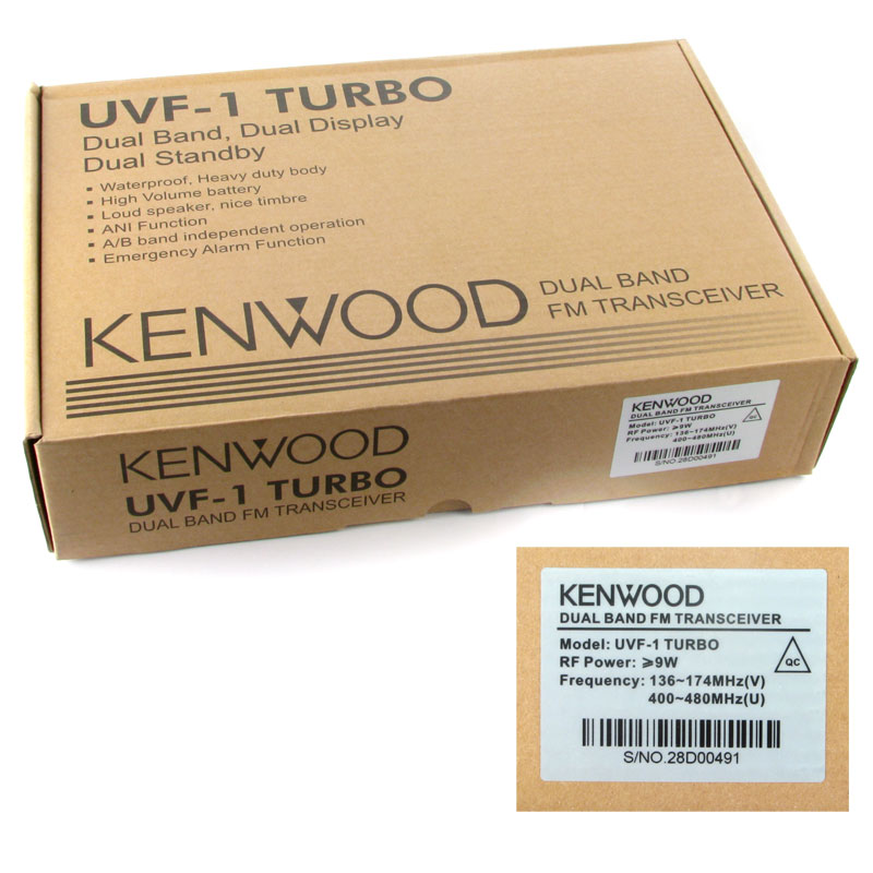 Рация Kenwood TH-UVF1 Turbo Dual Band (TH-UVF1 Turbo New). Фото N4