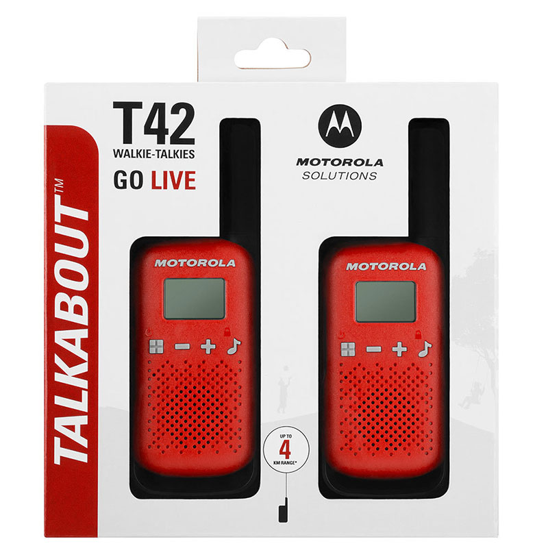Комплект раций Motorola Talkabout T42 RED. Фото N3