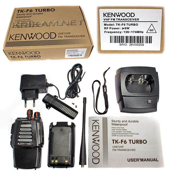 Рация Kenwood TK-F6 Turbo VHF 9 Вт. Фото N4