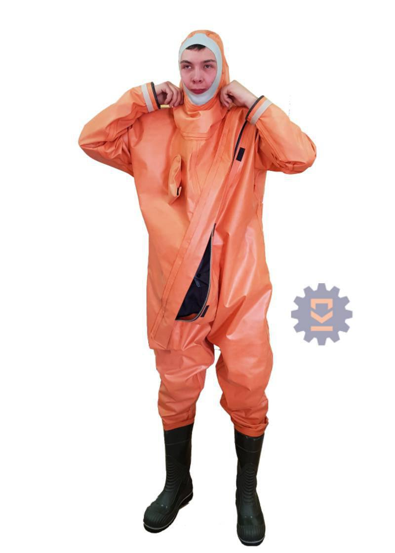 Костюм изолирующий химический КОМБАТ «БЕТА» (КИХ-П-КИО) (тип костюма 1b). Фото N5