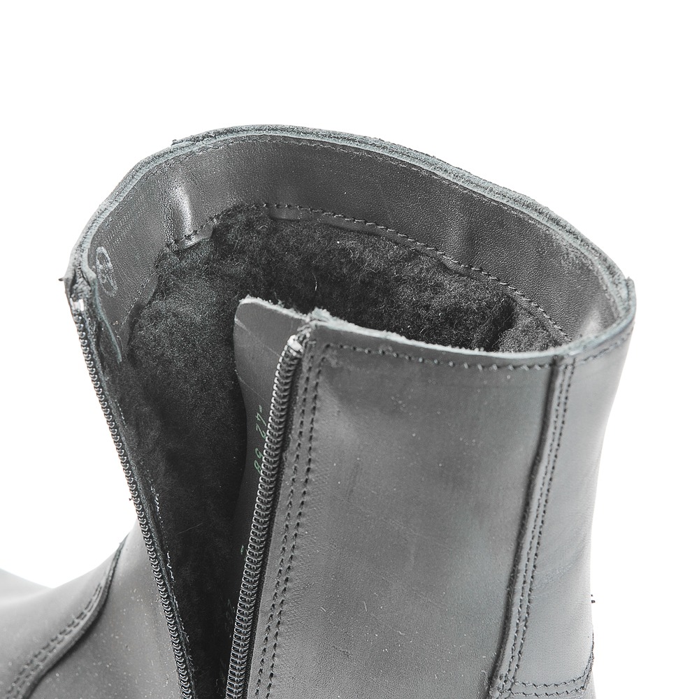 Полусапоги ЭСО кожаные  офицерские зимние, искусственный мех. мод. 58М. Фото N3