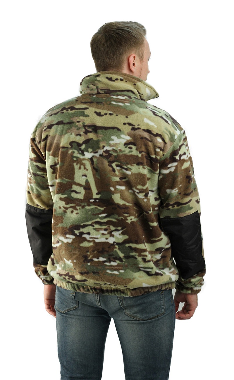 Куртка флисовая МИЛИТАРИ (расцветки КМФ в ассортименте). Фото N2