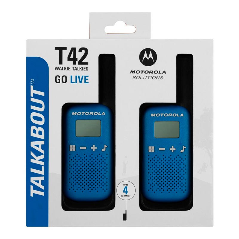 Комплект раций Motorola Talkabout T42 BLUE. Фото N3