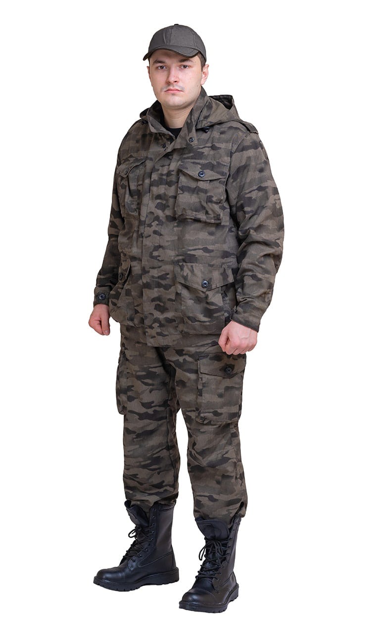 Костюм "КАПРАЛ" куртка/брюки, цвет: кмф. "нато серый", ткань: Твил Пич 210